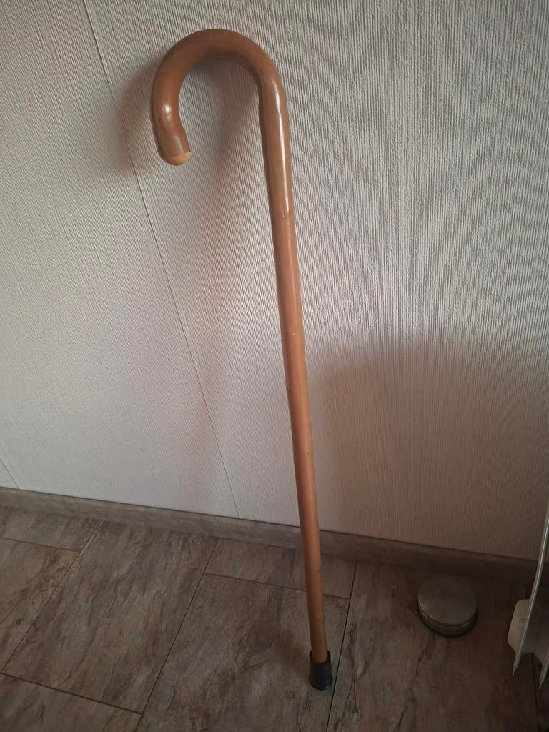 Wandelstok hout tekoop ((vaste prijs)), Ophalen, Gebruikt