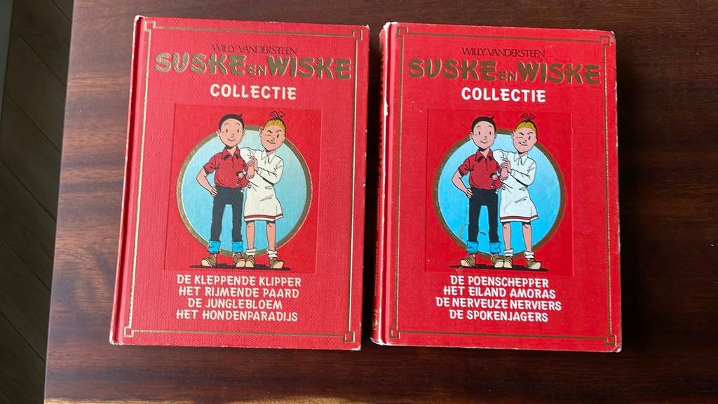 2 hardcover Suske en Wiske albums met 4 verhalen per boek, Boeken, Meerdere stripboeken, Ophalen, Gelezen