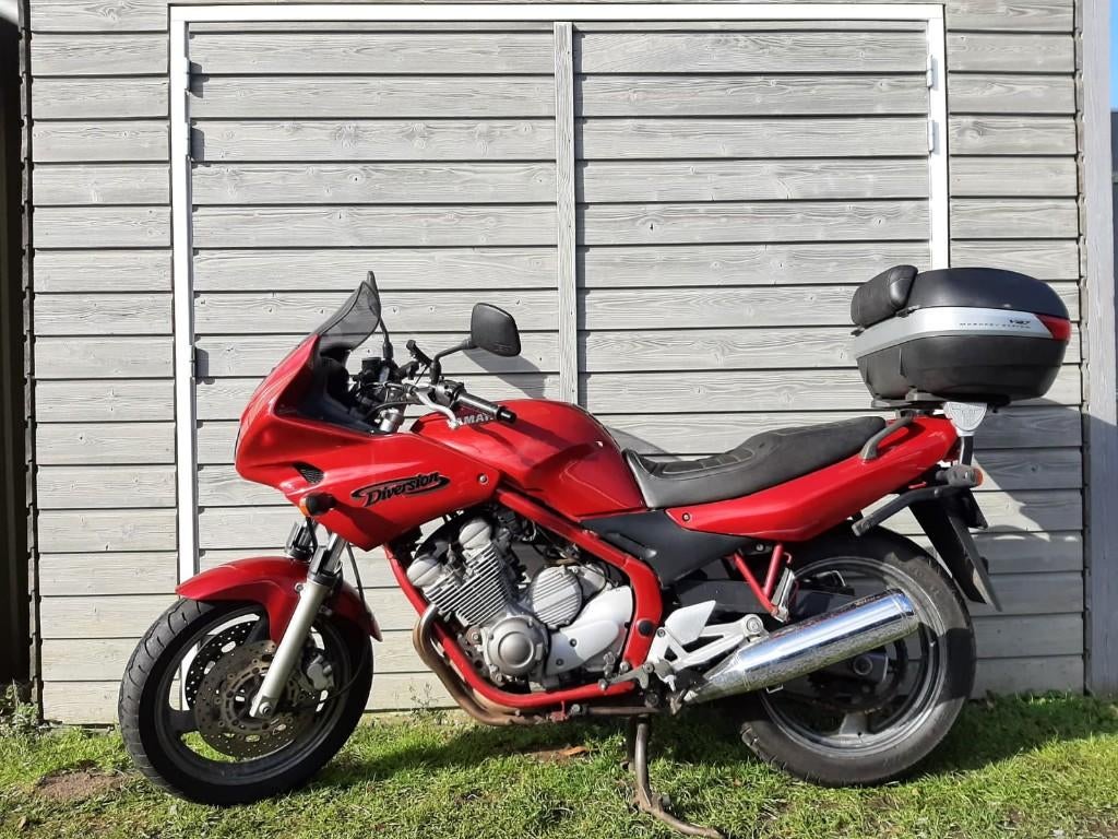 Yamaha XJ 600 S Diversion 2005 topkoffer & handvatverwarming