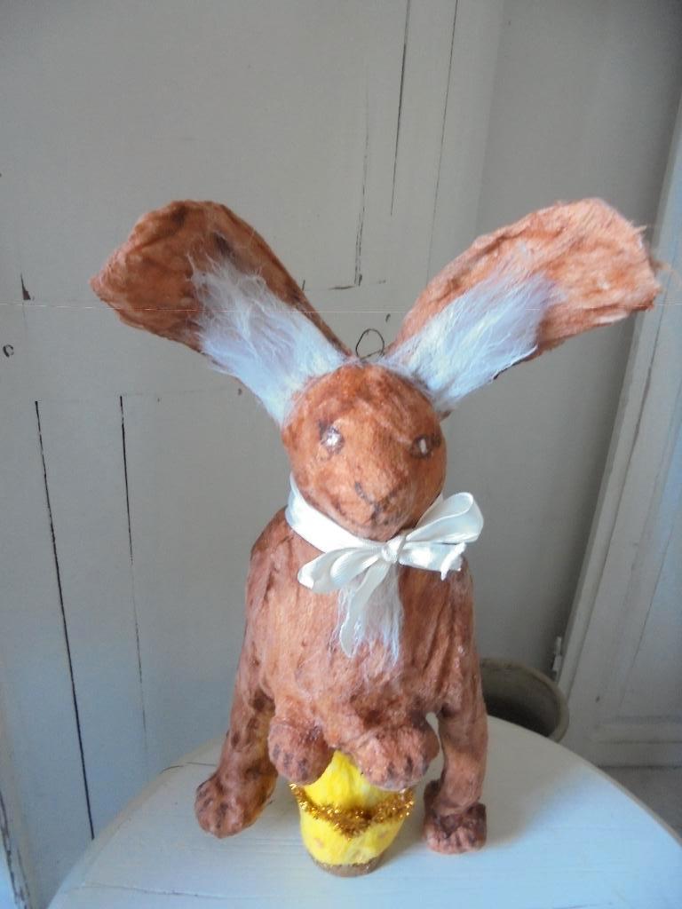 wattenpopjes, paashaas op ei, grote haas, Ophalen of Verzenden