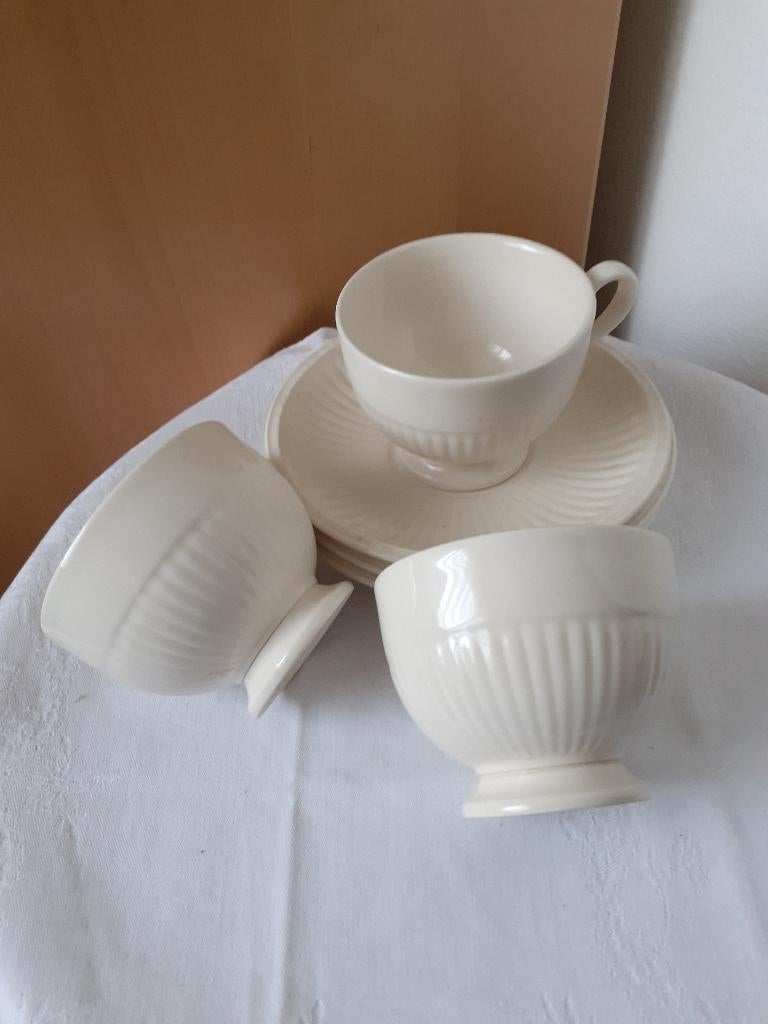 Wedgwood theekop en schotel 3x *eureka*, Ophalen of Verzenden