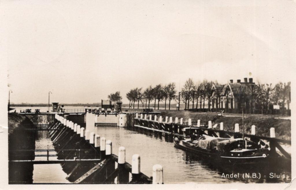 Andel N. Br. , Sluis. (C29), Verzamelen, Verzenden, 1940 tot 1960, Gelopen, Noord-Brabant