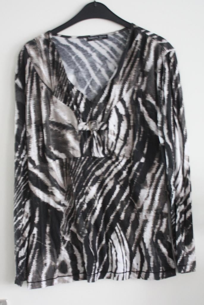 shirt bruin beige shirt  maat 44, Kleding | Dames, Tops, Beige, Maat 42/44 (L), Ophalen of Verzenden, Lange mouw