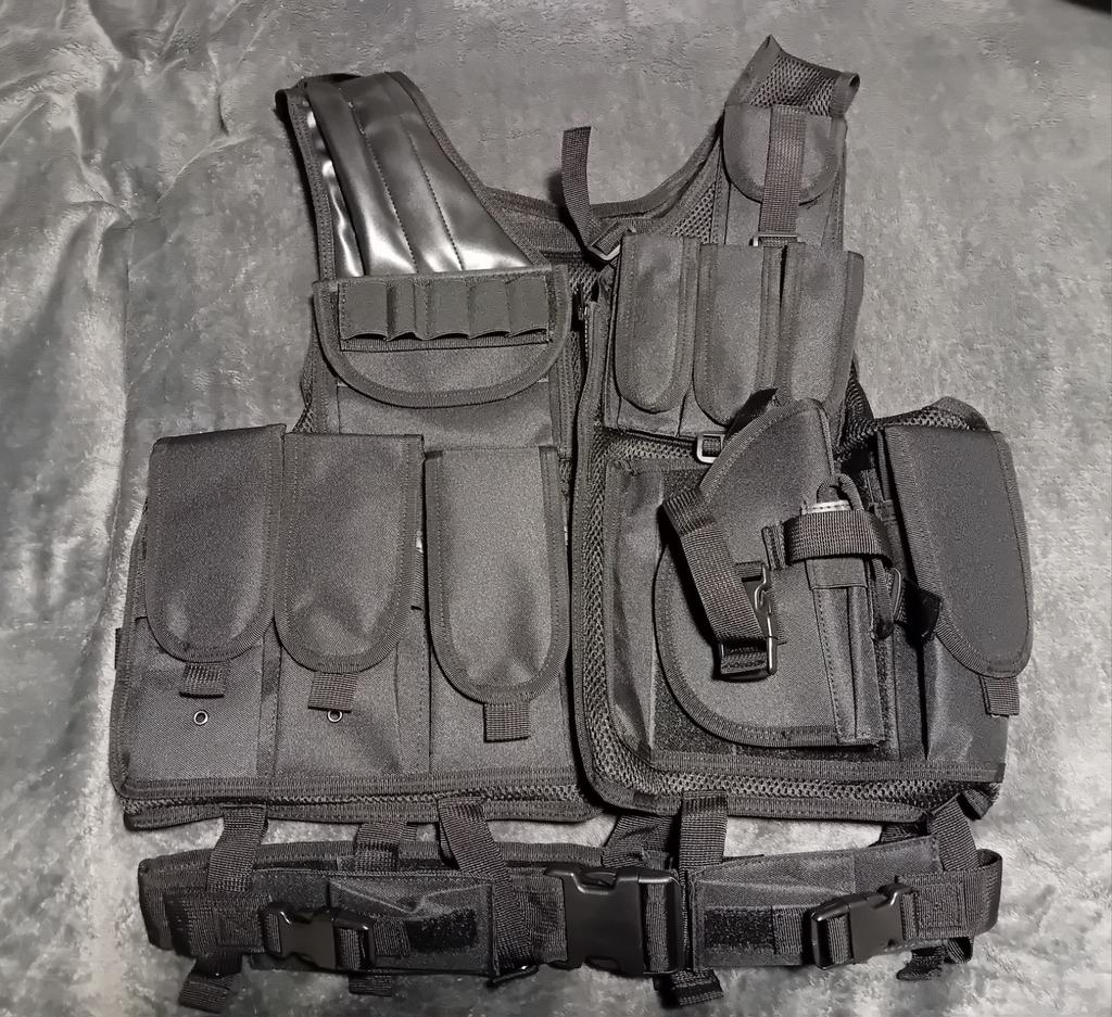 Paintball airsoft vest met riem nieuw, Ophalen of Verzenden, Nieuw