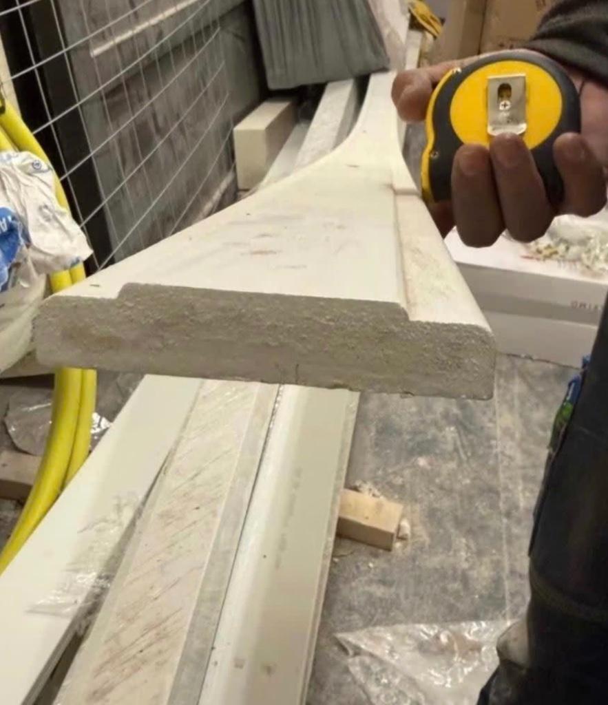 Deurplint/architraaf 9cm x 171 lengte, Doe-het-zelf en Verbouw, Ophalen, Nieuw, Mdf, 150 tot 200 cm