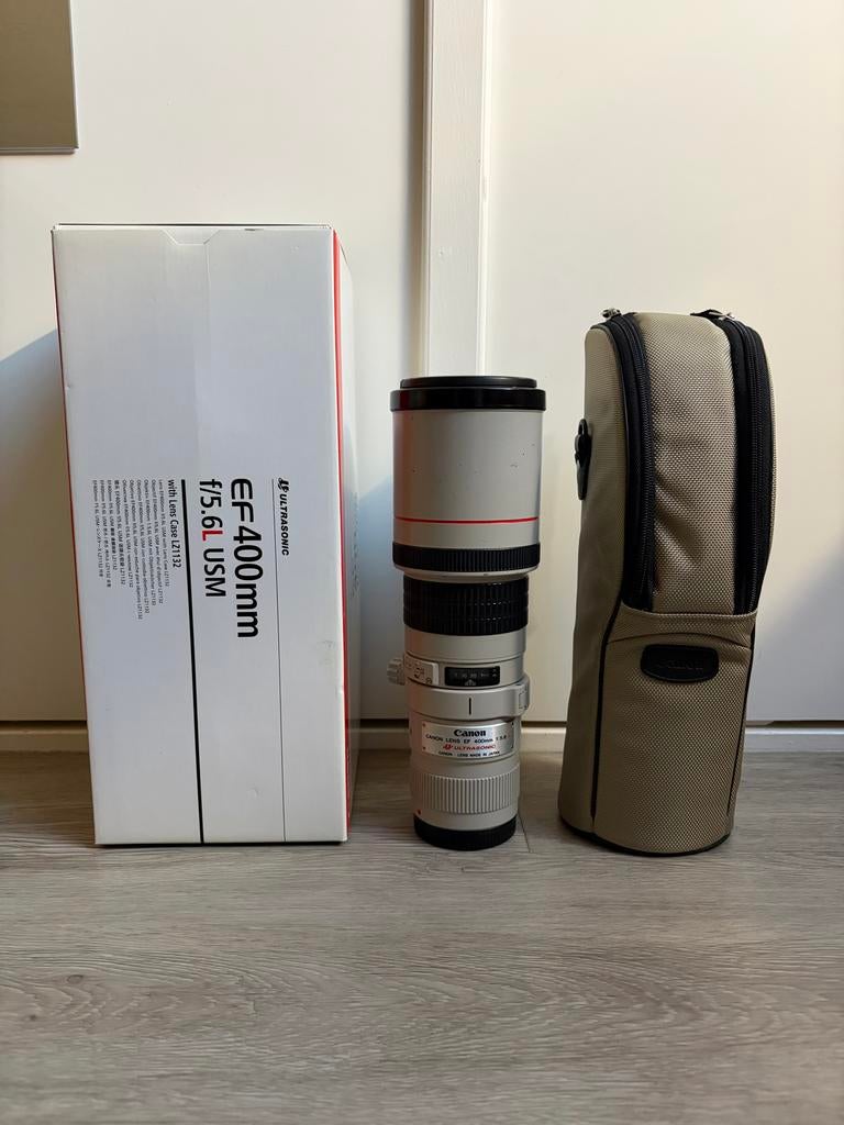Canon EF 400mm f/5.6L USM Telelens, Audio, Tv en Foto, Fotografie | Lenzen en Objectieven, Ophalen of Verzenden, Zo goed als nieuw