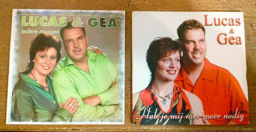Lucas En Gea  cd-s, Cd's en Dvd's, Ophalen of Verzenden, Zo goed als nieuw, Levenslied of Smartlap