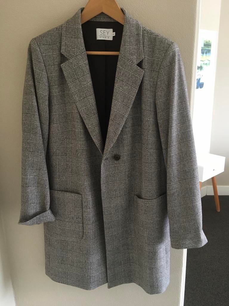 Purdey blazerjas bruin geruit, Ophalen of Verzenden, Zo goed als nieuw