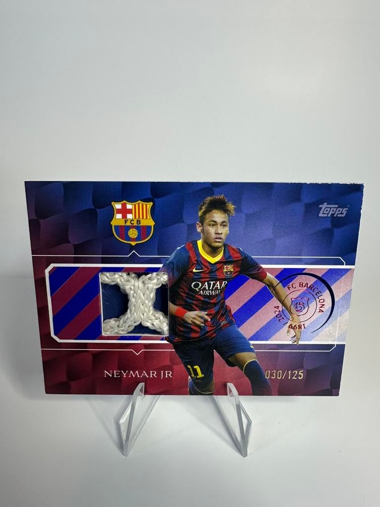 2024 Topps Neymar Jr. Net-Relic - /125, Ophalen of Verzenden, Zo goed als nieuw, Plaatje
