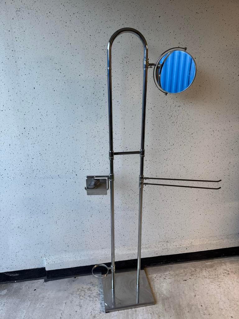 Vintage Badkamerset met Spiegel en Handdoekhouders, Ophalen, Minder dan 50 cm, Gebruikt, Overige typen