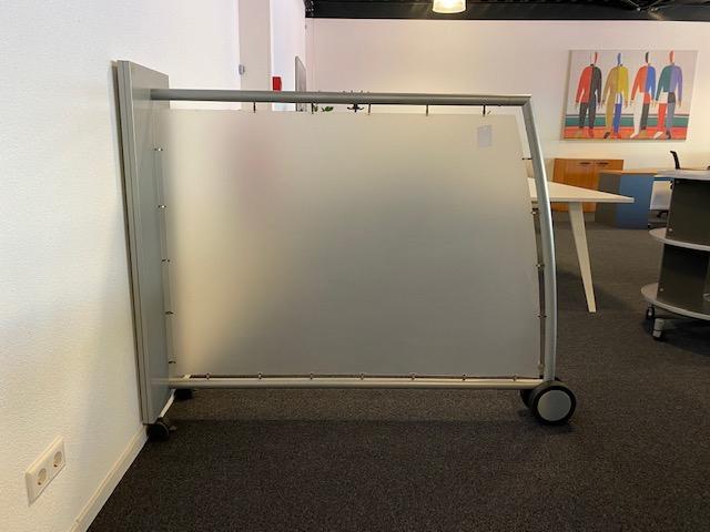 Scheidingswand / roomdivider verrijdbaar 130hx160b cm, Niet ingevuld, Gebruikt, Niet ingevuld, Ophalen of Verzenden