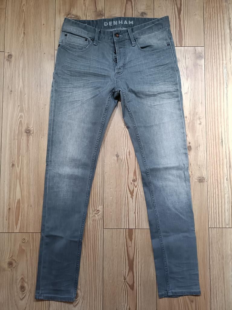 Denham Bolt maat 31-32, Kleding | Heren, Ophalen of Verzenden, Zo goed als nieuw, Grijs, W32 (confectie 46) of kleiner