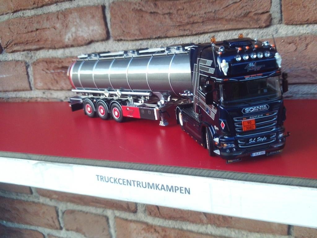 Tekno  Scania  R - Serie  Topline  van  SL  Logistics., Ophalen of Verzenden, Nieuw, Bus of Vrachtwagen, Tekno