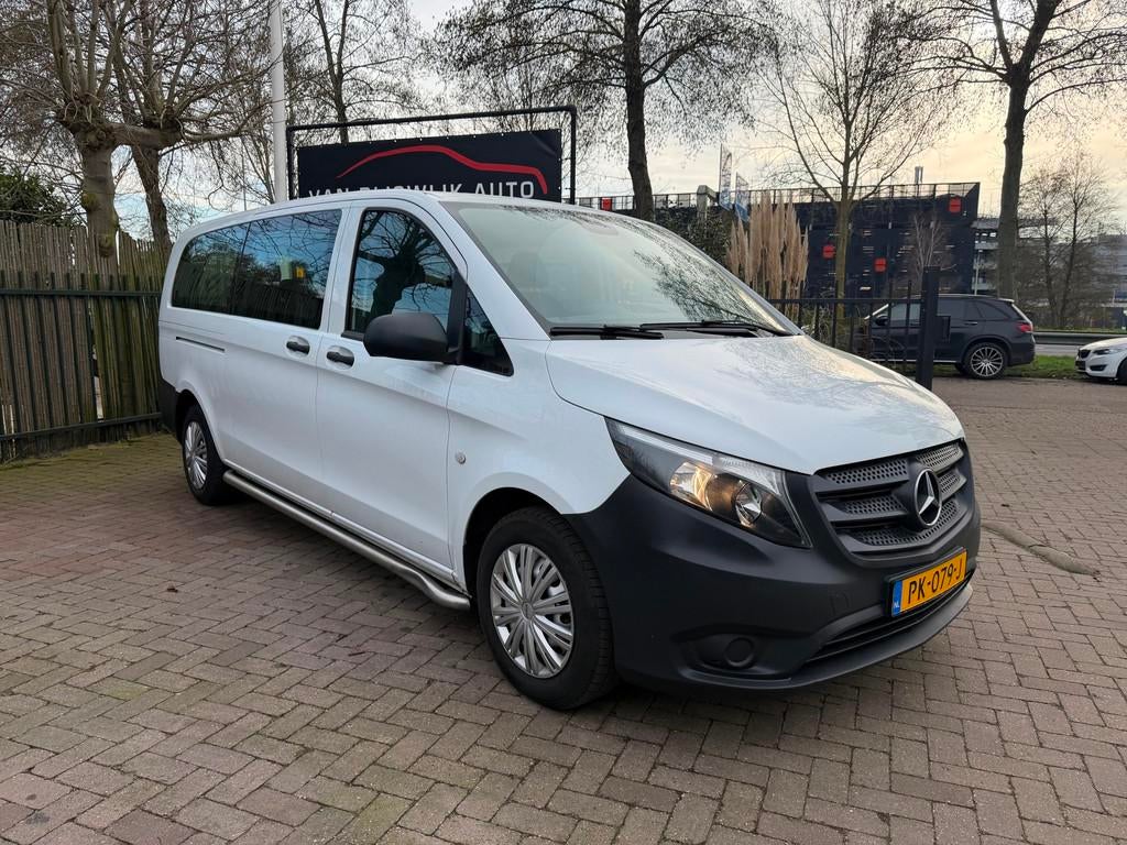 Mercedes-Benz Vito Tourer 109 BlueTEC Base Extra Lang Airco, Voorwielaandrijving, Gebruikt, 255 €/maand, Wit
