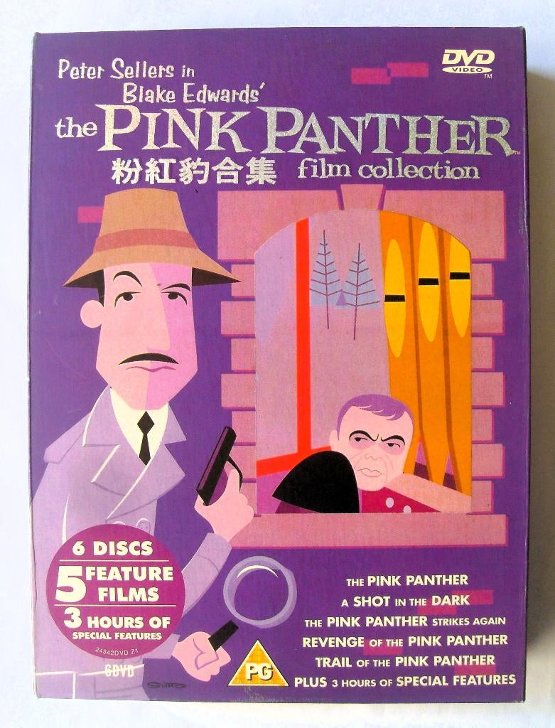 The Pink Panther - Film Collection (originele dvd's) Panter, Boxset, Ophalen of Verzenden, Vanaf 12 jaar, Actiekomedie
