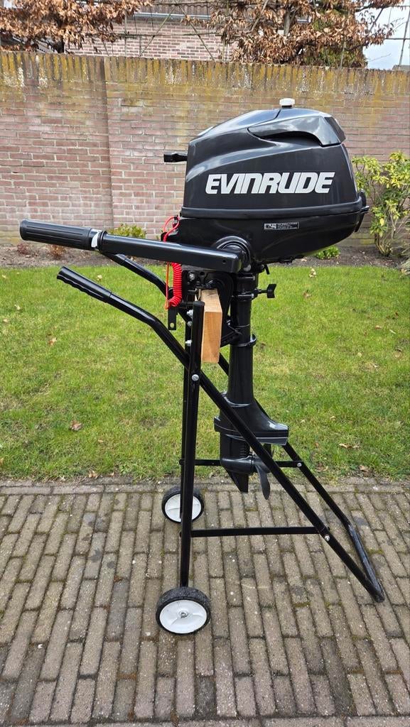 Buitenboordmotor Evinrude 3.5PK 4-Takt kortstaart, Ophalen, Gebruikt, Minder dan 5 pk, Viertaktmotor