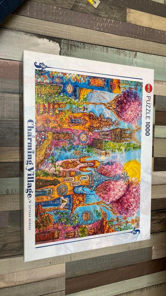 Charming puzzel /  tatyana murova, Hobby en Vrije tijd, Denksport en Puzzels, Ophalen, 500 t/m 1500 stukjes, Zo goed als nieuw