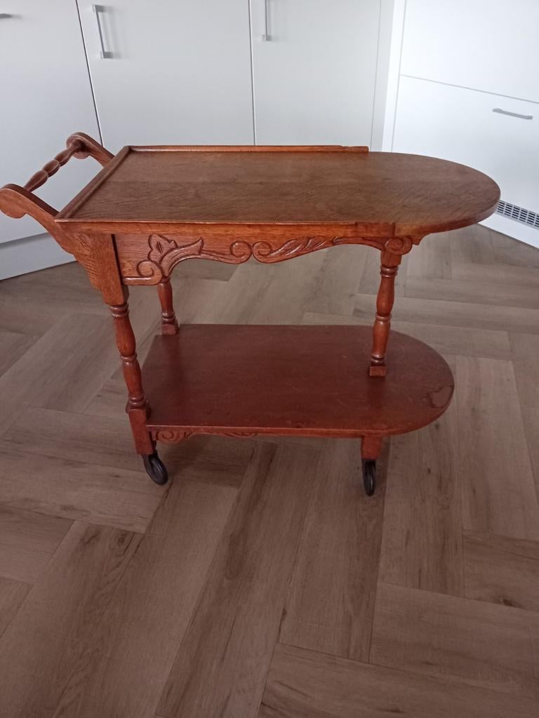 Antieke thee wagen, Ophalen of Verzenden