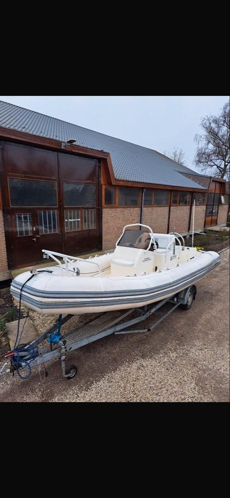 Zodiac Hurricane 165 PK - Professionele Tender met Jet, Ophalen, Gebruikt, Diesel, 120 tot 200 pk
