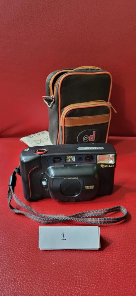 Fuji DL-160 Compact Camera met Tasje, Ophalen of Verzenden, Gebruikt, Compact, Fuji