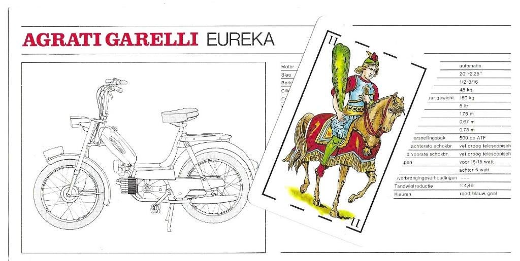 Garelli Eureka leaflet bromfiets (AGA1), Ophalen of Verzenden, Zo goed als nieuw