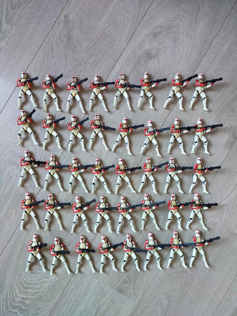 Star Wars Clone Trooper Figuren - Grote Collectie, Ophalen of Verzenden, Gebruikt, Actiefiguurtje