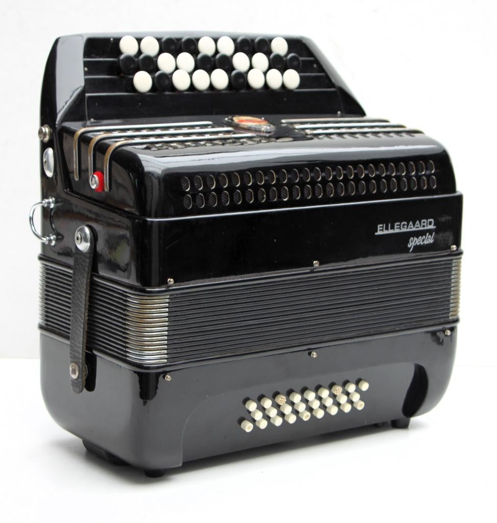 PIGINI Ellegaard Special 26, Muziek en Instrumenten, Accordeons, Overige merken, Gebruikt, Overige formaten, Met koffer