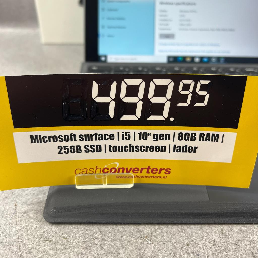 Microsoft Surface 4 | doos,hoes,lader | 256GB | 8GB | 399587, Qwerty, 8 GB, Minder dan 2 Ghz, Ophalen of Verzenden