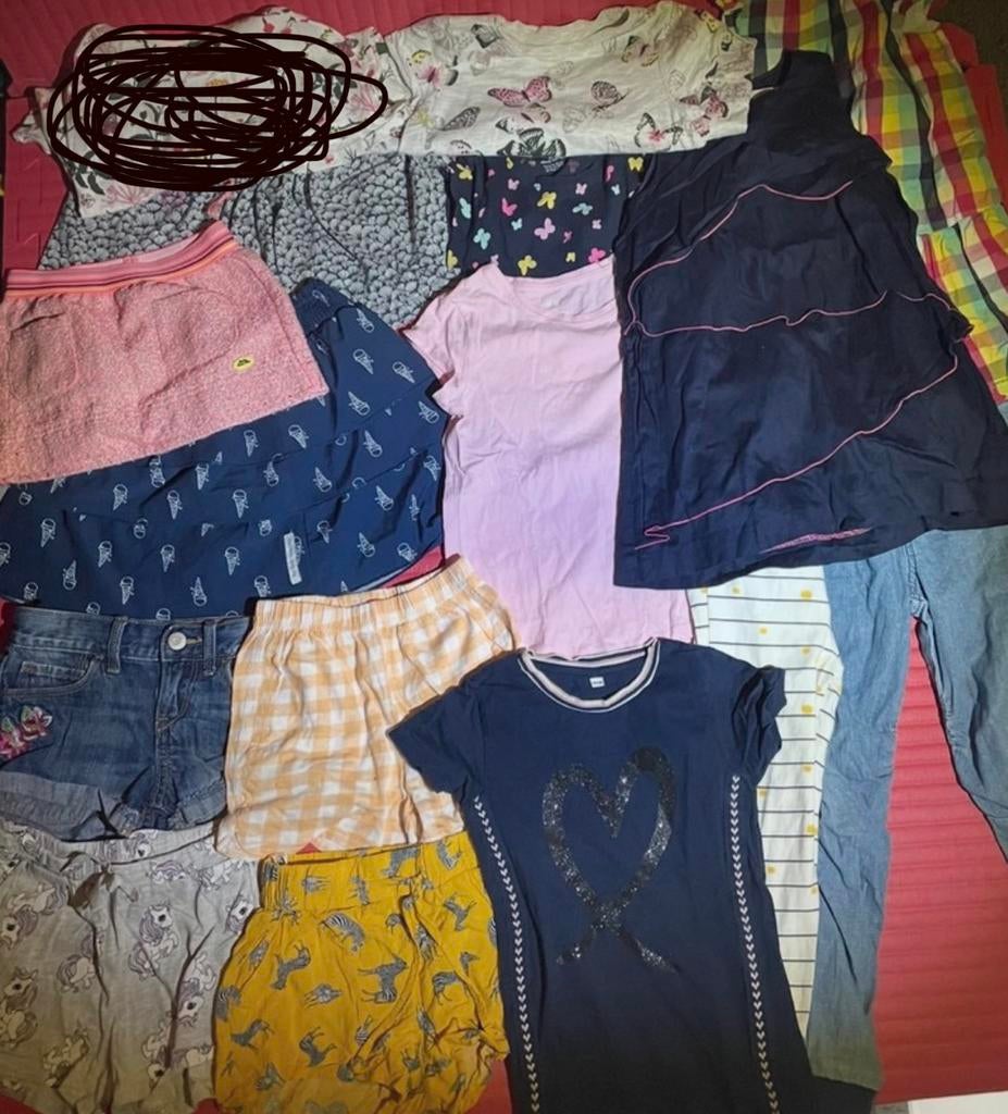 Kleding bundel maat 110, Kinderen en Baby's, Kinderkleding | Maat 110, Verzenden, Zo goed als nieuw, Meisje, Jurk of Rok