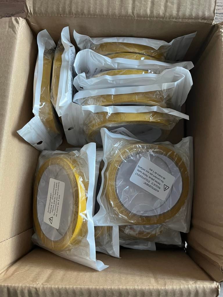 Dubbelzijdig tape 20mm breedt, Ophalen of Verzenden, Zo goed als nieuw