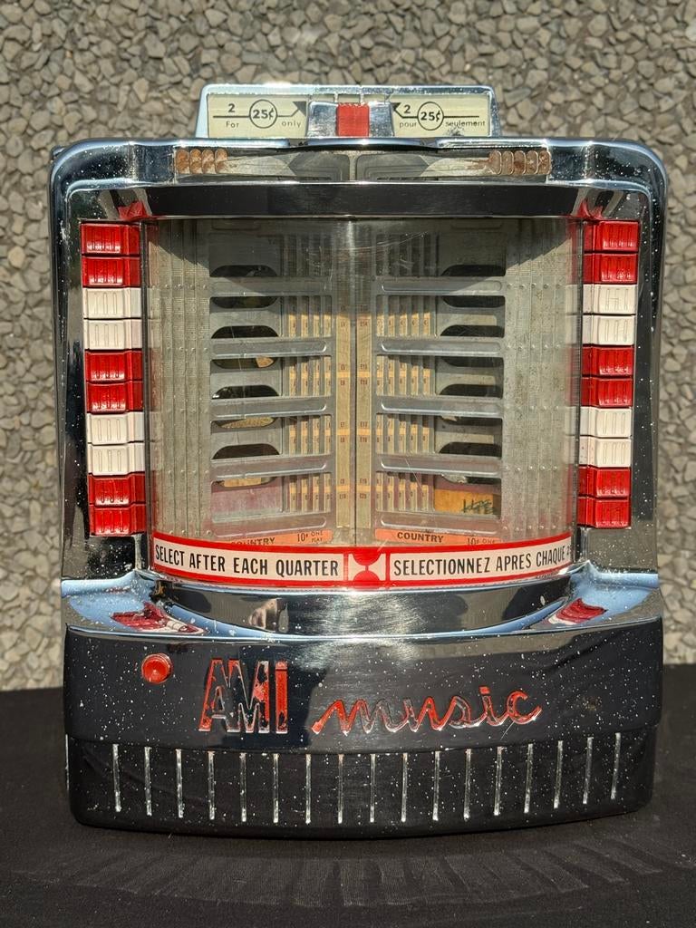 WALLBOX: 9x AMI WQ-200 wallboxen, Ophalen, Zo goed als nieuw, 1950 tot 1960, Ami