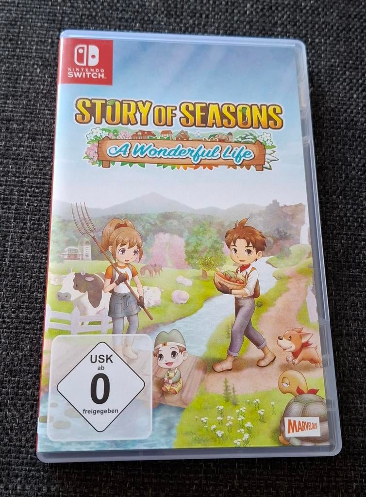 Story of Seasons: A Wonderful Life - Nintendo Switch, 1 speler, Ophalen of Verzenden, Zo goed als nieuw, Simulatie