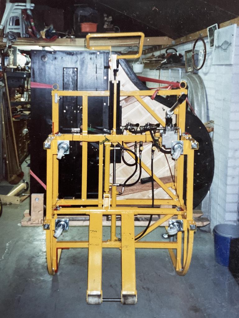 Vleugel transport apparatuur, Muziek en Instrumenten, Piano's, Zo goed als nieuw, Vleugel, Zwart, Ophalen