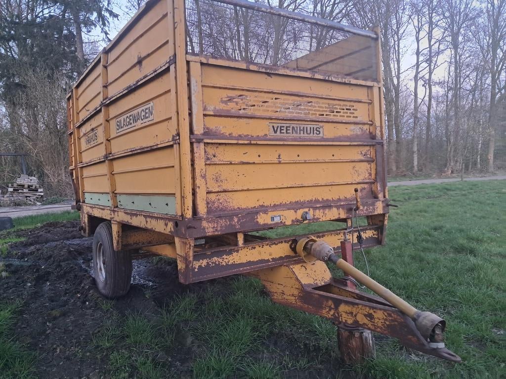 Veenhuis silage wagen claas volto 740 schudder met werk en, Ophalen, Weidebouw
