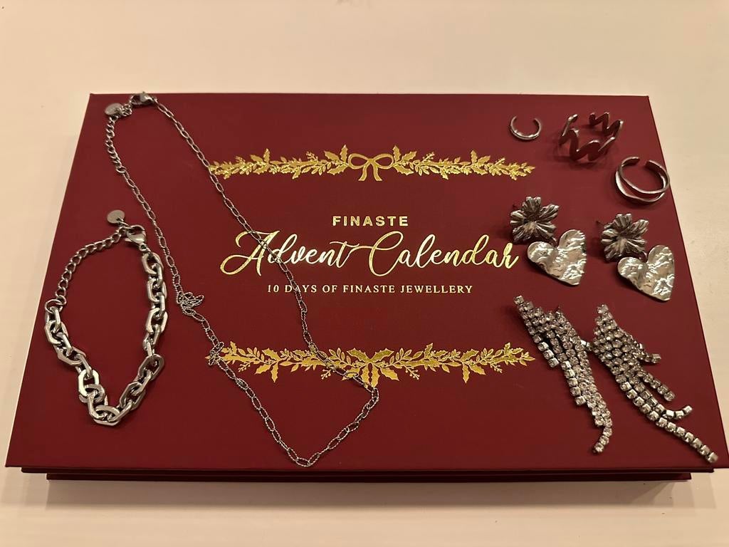 Finaste Adventskalender zilver, Sieraden, Tassen en Uiterlijk, Overige materialen, Hangers, Nieuw, Ophalen of Verzenden
