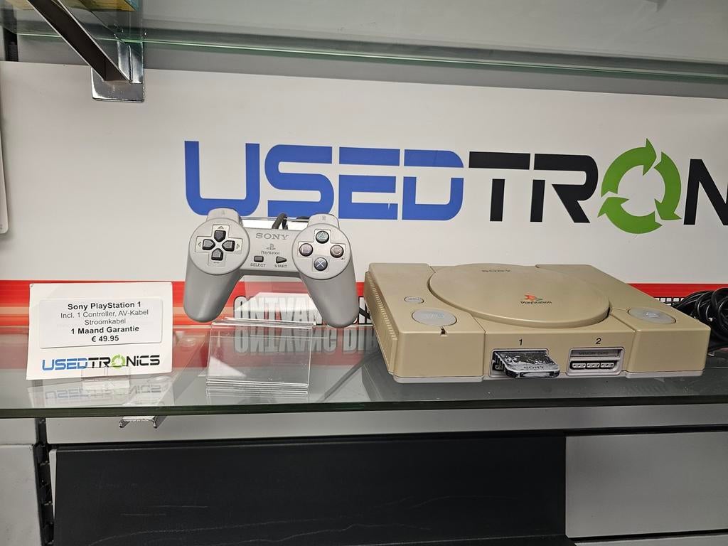 Sony PlayStation 1 Console - Inclusief Controller en Kabels, Ophalen of Verzenden, Gebruikt, Met 1 controller
