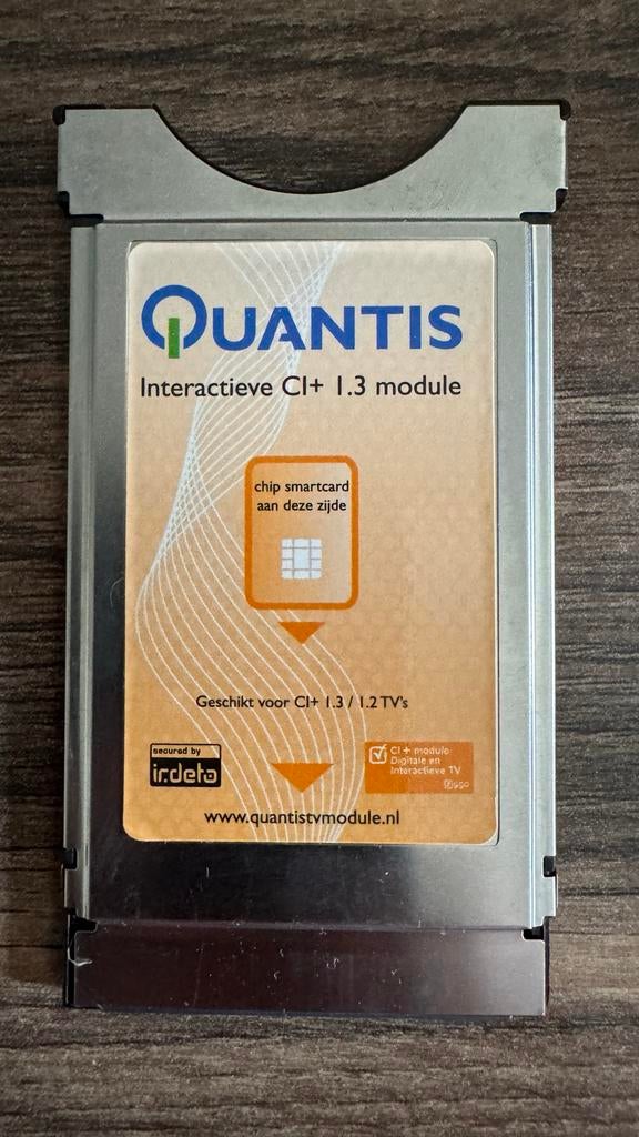 Quantis Interactieve CI+ 1.3 module voor TV, Ophalen of Verzenden, Gebruikt, Decoder