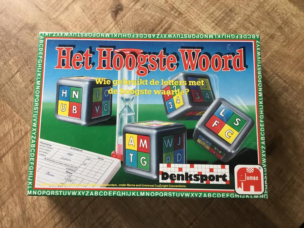Het hoogste Woord spel.  Jumbo,  Compleet, Ophalen of Verzenden, Zo goed als nieuw