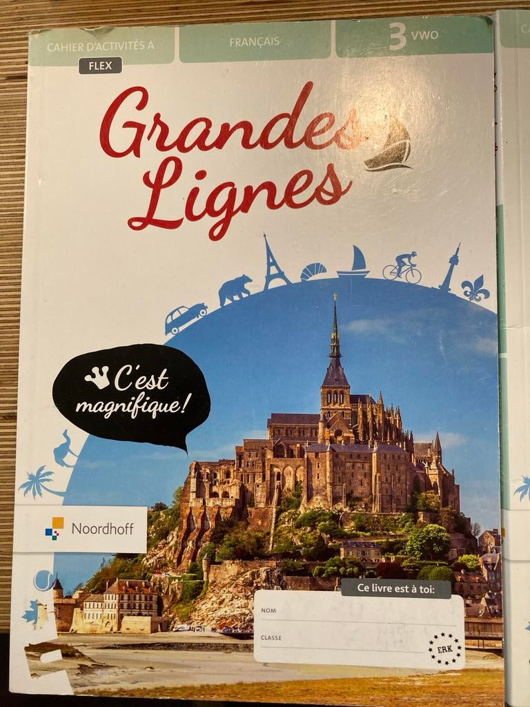Grandes Lignes Frans 3 VWO Flex A en B, Boeken, Ophalen, Zo goed als nieuw, Non-fictie