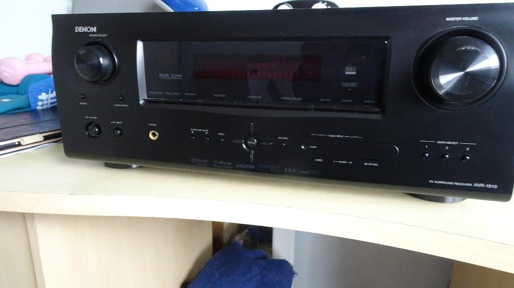 Denon AVR -1910 home theater systeem, Denon, Ophalen of Verzenden, Zo goed als nieuw, 120 watt of meer