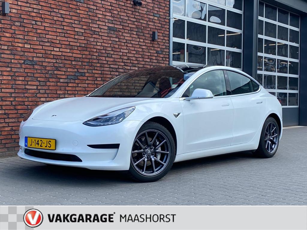 Tesla Model 3 Standard RWD Plus 60 kWh, Auto's, Automaat, Achterwielaandrijving, Gebruikt, Zwart