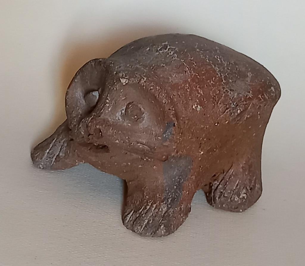 terracotta beeld figuur, Antiek en Kunst, Overige onderwerpen, Verzenden, Handgemaakt, Steen of Keramiek