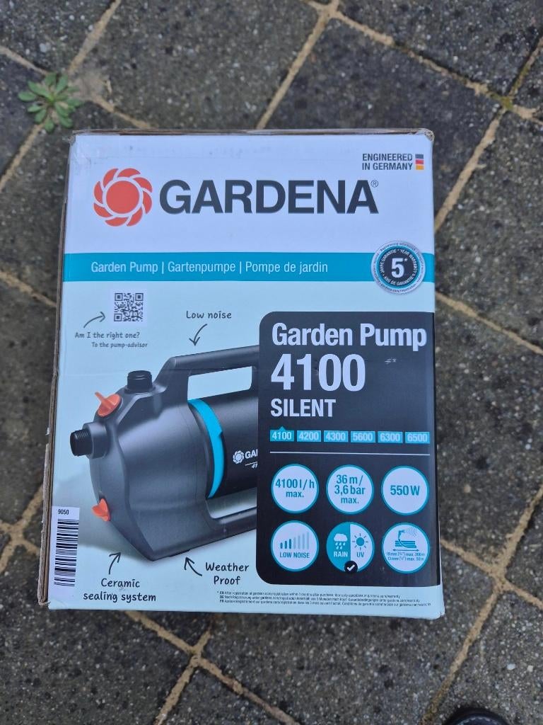 Gardena pomp, Ophalen of Verzenden, Nieuw, Elektrisch, Besproeiingspomp