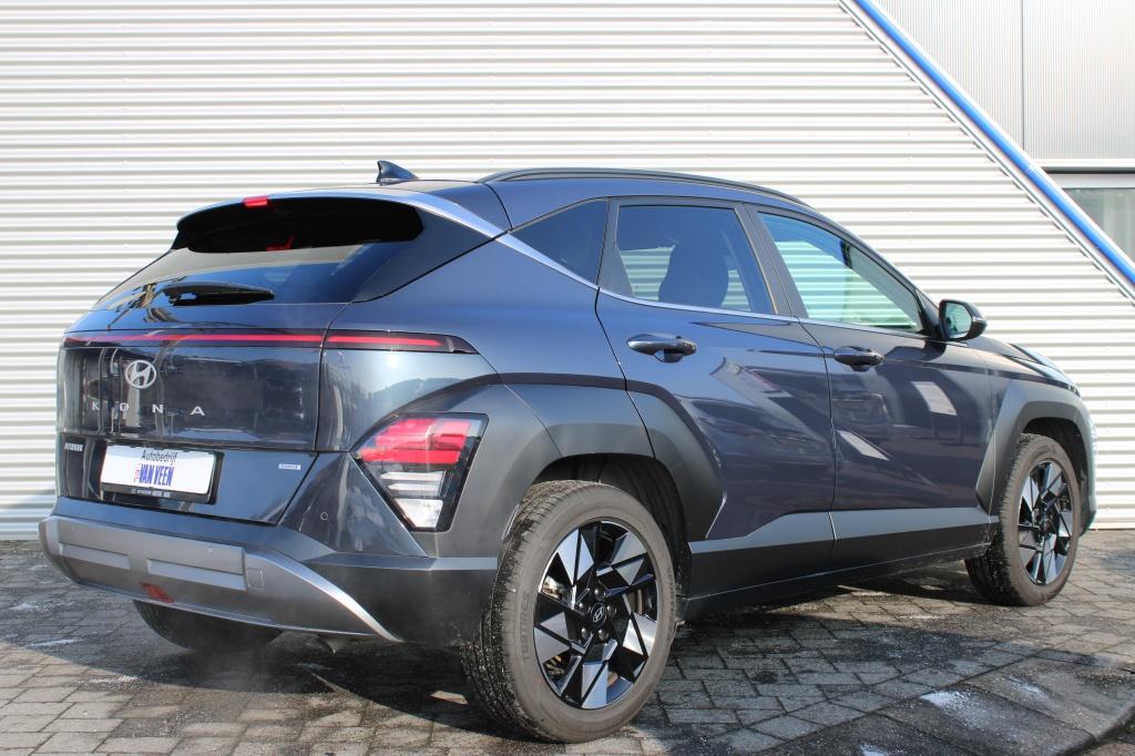 Hyundai KONA 1.6 GDI HEV Comfort Smart | Navigatie | Camera, Stof, Gebruikt, Zwart, Blauw