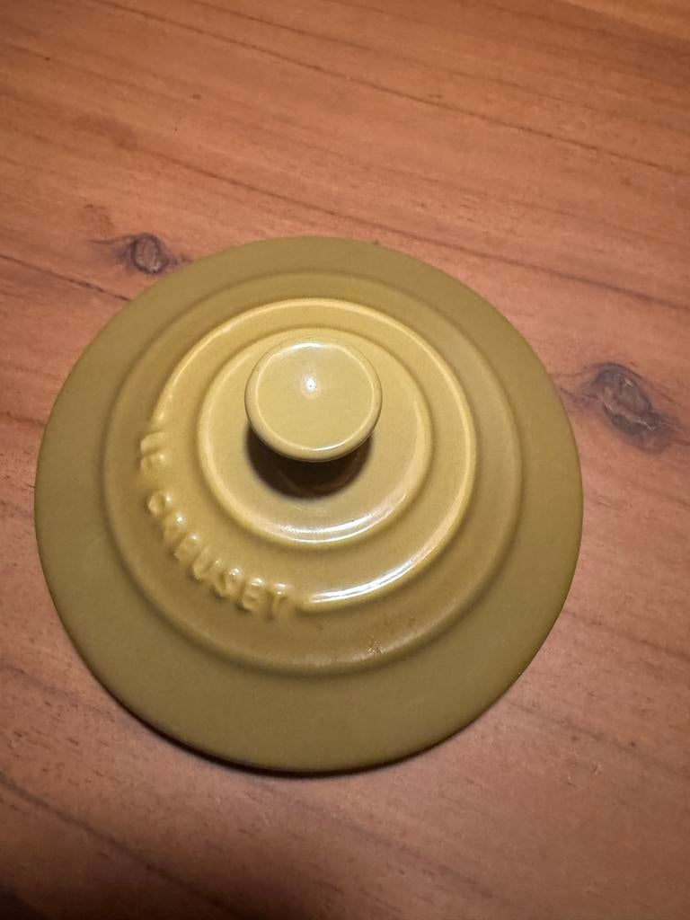 Nieuw deksel Le Creuset ovenpannetje mosterd geel, Le Creuset, Overige typen, Geel, Nieuw