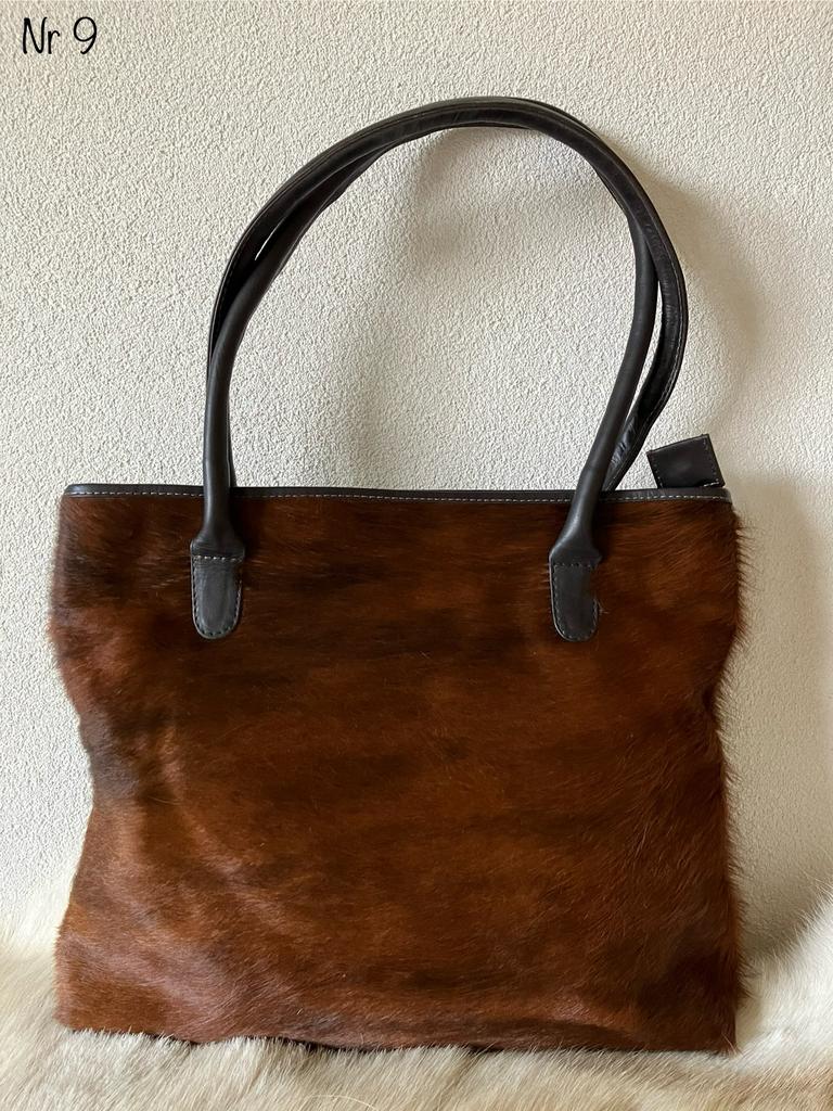 Koeienhuid schoudertas, Ophalen of Verzenden, Nieuw, Overige kleuren, Overige typen