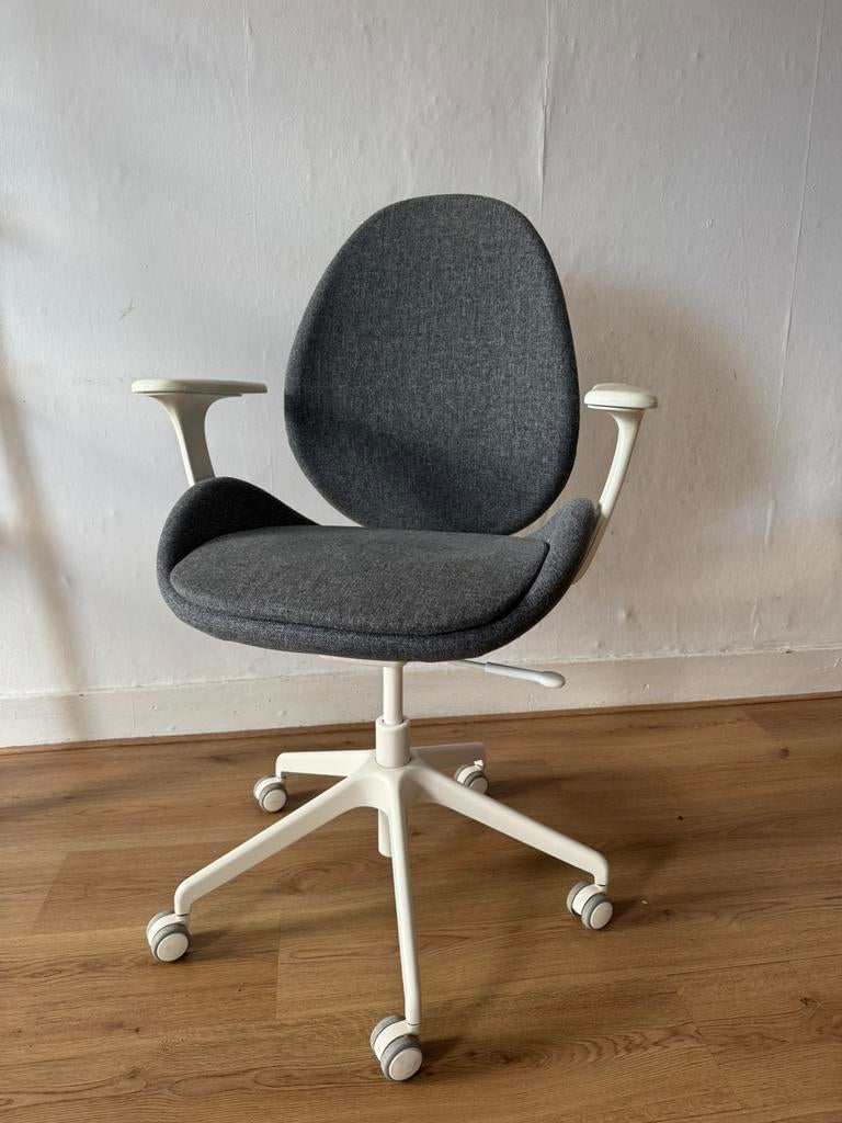 Hattefjal ikea bureau stoel, Huis en Inrichting, Ophalen of Verzenden, Gebruikt, Grijs, Bureaustoel