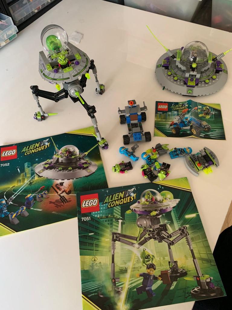 Lego Alien Conquest - 4 sets!, Ophalen of Verzenden, Gebruikt, Lego