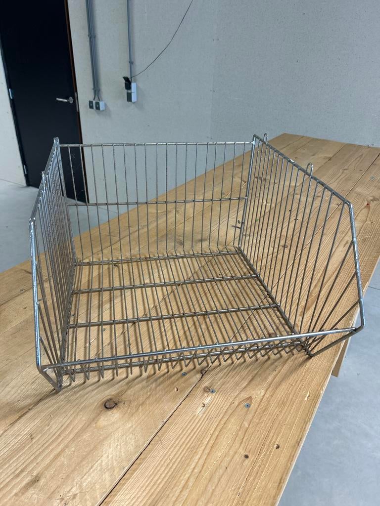 Stevige metalen draadmand - ideaal voor opslag, Ophalen, Overige materialen, Gebruikt, Mand