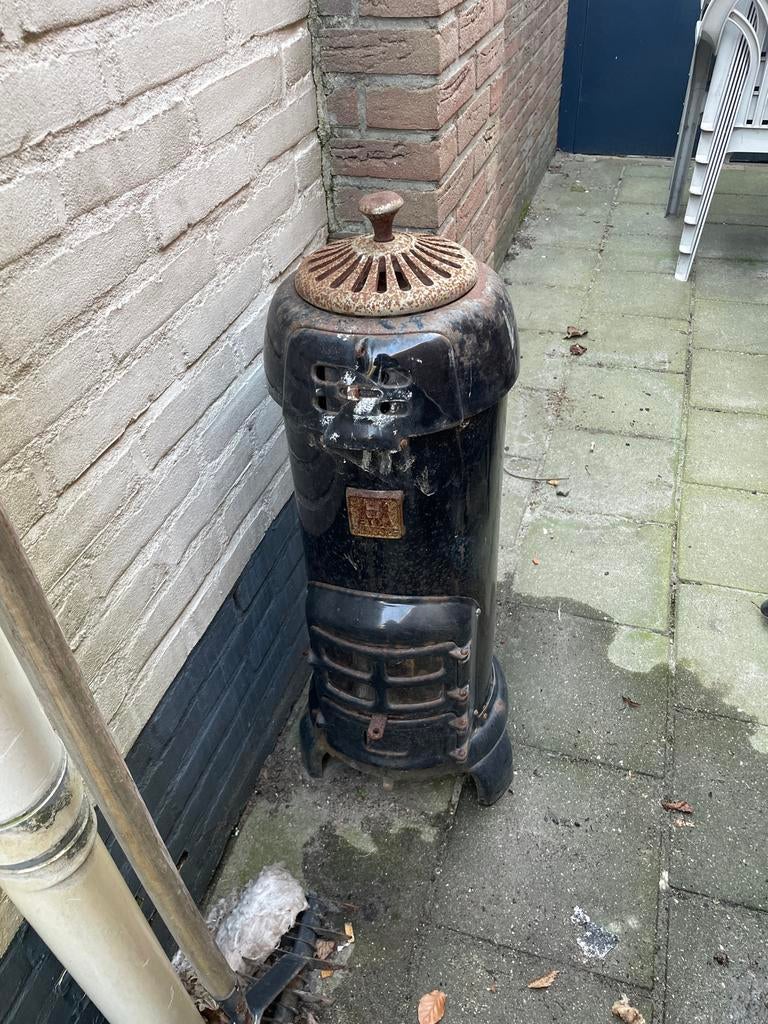 Oude houtkachel, Ophalen, Gebruikt, Houtkachel, Vrijstaand